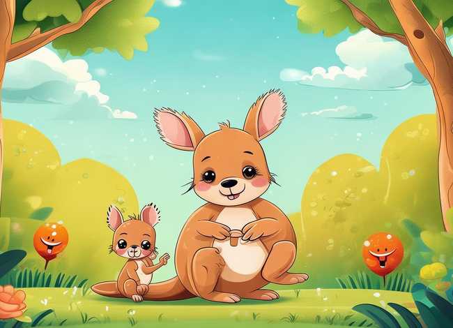 儿童故事3-6岁绘本小袋鼠（小袋鼠的绘本故事）