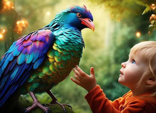 儿童故事神鸟，神鸟的故事100字3年级