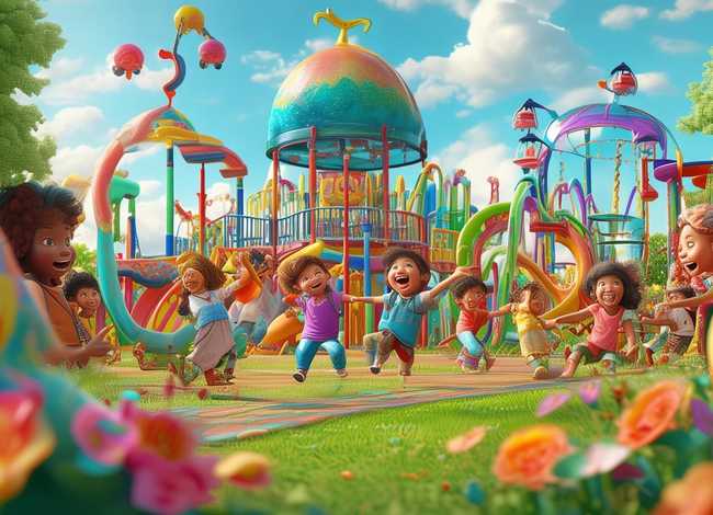 关于游乐场的儿童故事；关于游乐场的故事绘本