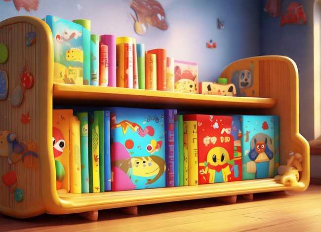 书柜 儿童画 - 儿童书柜子立体简笔画