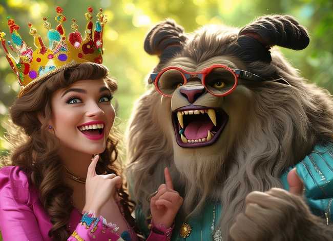 故事美女与野兽（故事美女与野兽幽默段子）