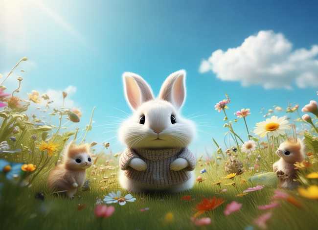 小兔子儿童故事电子版；小兔子故事文字版