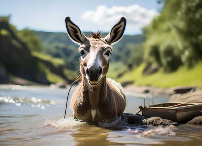 驴子过河的结局是什么、驴子过河的结局是什么意思