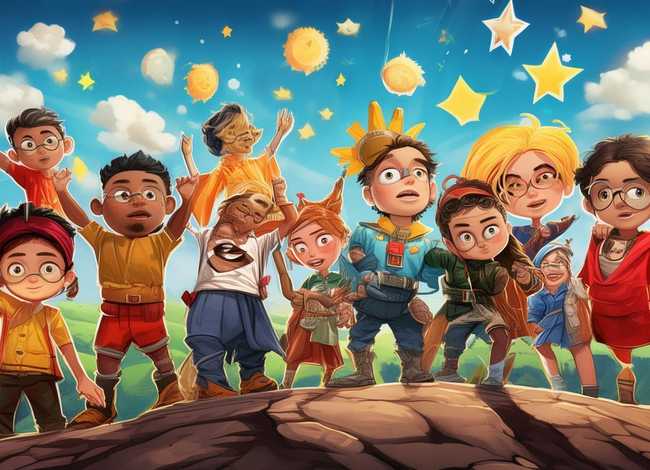 儿童漫画文案励志；儿童漫画文案励志图片