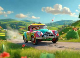 播放小汽车的故事；播放小汽车的故事英语