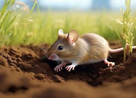 鼠地儿钻；地鼠钻地的图片