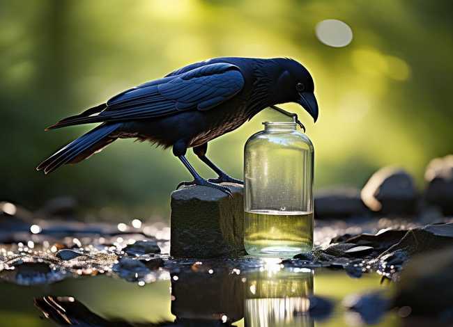 乌鸦喝水的故事视频、贝乐虎乌鸦喝水的故事视频