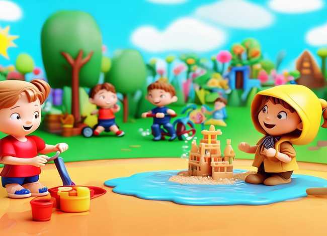 情节儿童画 - 有情节的儿童画