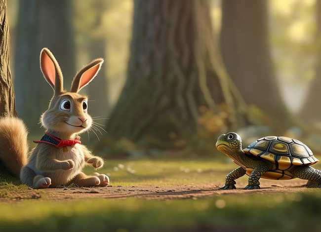 兔子和乌龟赛跑故事、兔子和乌龟赛跑故事为什么喜欢乌龟
