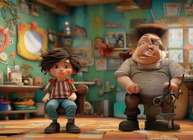 幼儿故事《理发店》、幼儿故事《理发店》内容简介