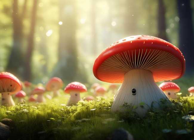 儿童故事《大蘑菇》 蘑菇幼儿故事