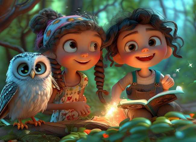 三个角色的儿童故事；有三个角色的绘本故事