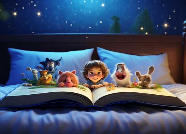 儿童睡前图文故事6-12岁、儿童睡前故事6-12岁