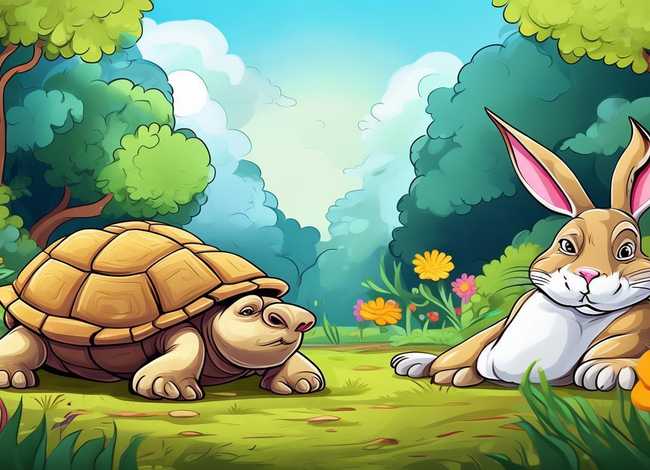 儿童经典故事龟兔赛跑动画视频（幼儿龟兔赛跑故事视频）