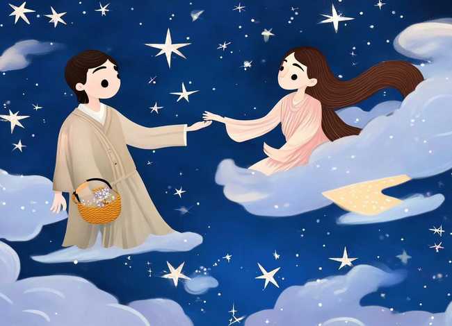 牛郎织女绘本故事、牛郎织女绘本故事书