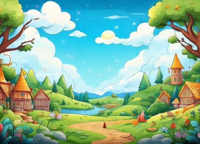儿童故事背景图片横屏 - 幼儿故事背景图片大全