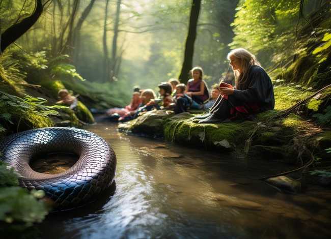 播放蛇的故事；播放蛇的故事的歌曲