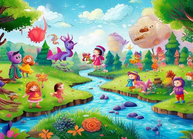儿童故事图画版 - 6岁儿童故事图画版
