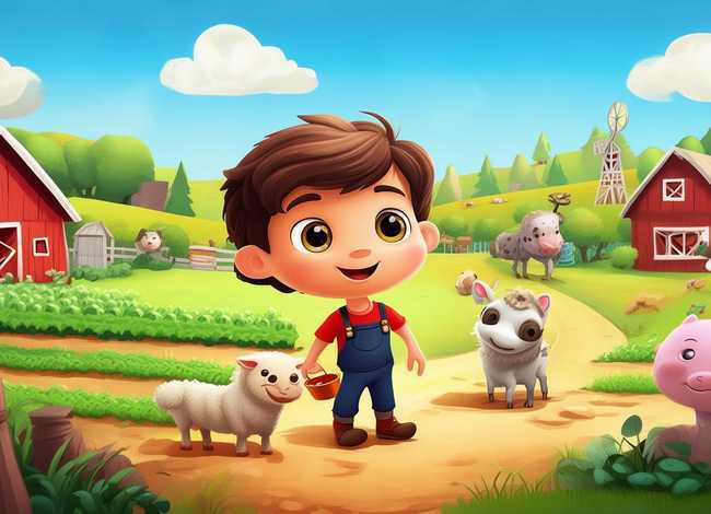 汤姆去农场儿童故事 - 汤姆去农场绘本故事 汤姆去农场儿童故事 - 汤姆去农场绘本故事