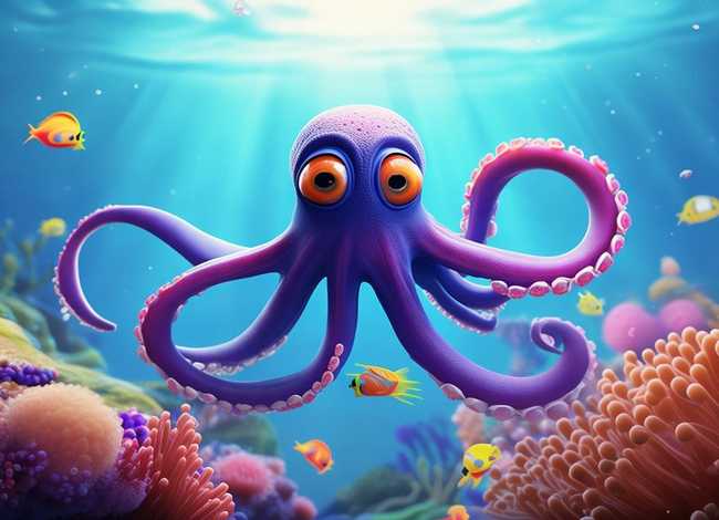章鱼的故事 蓝莓章鱼的故事