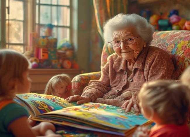 儿童版老奶奶的故事；关于老奶奶的幼儿故事