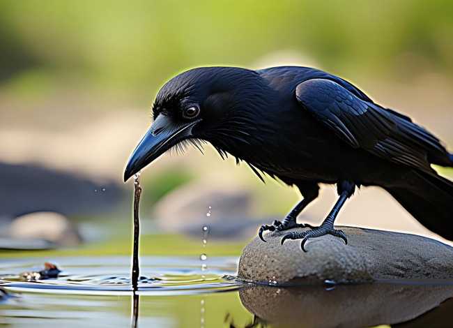 儿童故事乌鸦喝水的字句，乌鸦喝水的故事10字