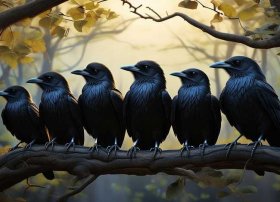 睡前故事 七只乌鸦 - 睡前故事 七只乌鸦图片大全