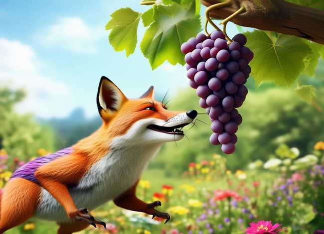 狐狸和葡萄儿童故事表演（狐狸和葡萄的故事表演）