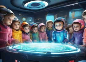 科幻故事幼儿园大班、幼儿园大班科幻画作品一等奖