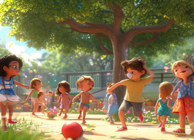 夏天的故事儿童版 - 夏天的故事绘画幼儿园