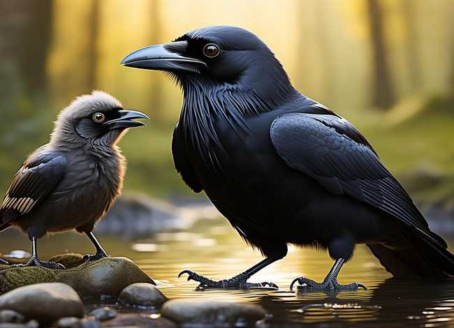 乌鸦反哺儿童故事电视 - 乌鸦反哺故事视频