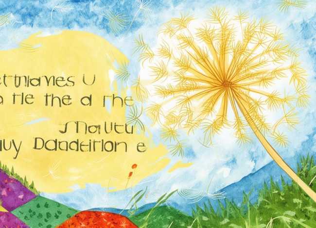 蒲公英的旅行绘本故事内容、蒲公英的旅行绘本故事内容是什么