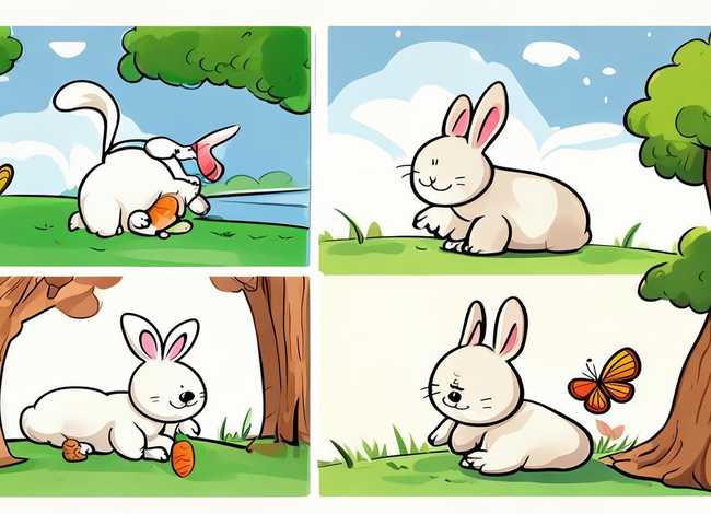 4个简单幼儿连环画;4个简单幼儿连环画图片小白兔和小白兔 4个简单幼儿连环画;4个简单幼儿连环画图片小白兔和小白兔