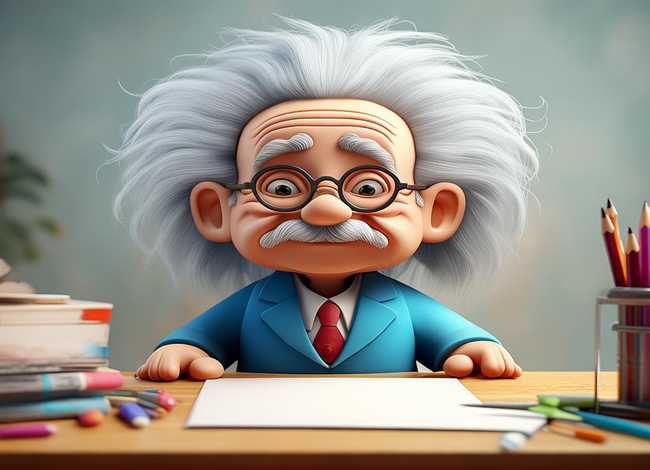 爱因斯坦绘画图片 - 爱因斯坦绘画图片简单