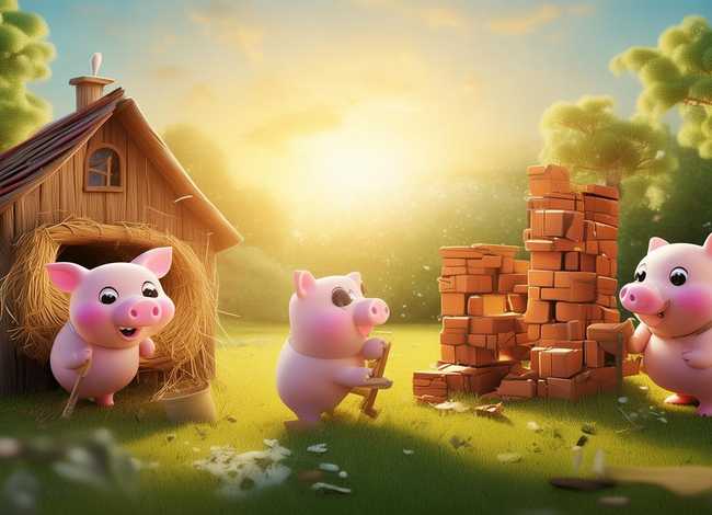 小儿故事睡前故事三只小猪、小儿故事睡前故事三只小猪打个数字