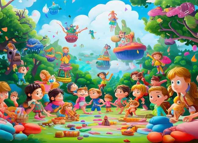 儿童故事游戏3-12岁 - 幼儿游戏故事书