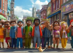 有关排队的故事视频；有关排队的故事视频短片