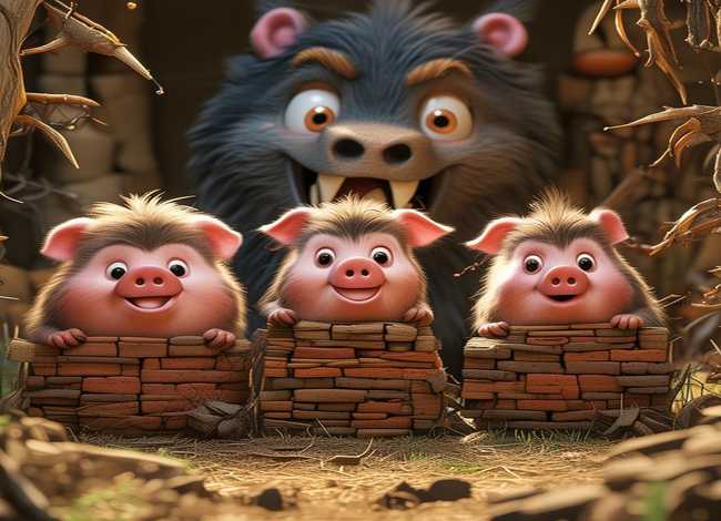 3只小猪儿童故事文字版,3只小猪的故事文字版 3只小猪儿童故事文字版,3只小猪的故事文字版