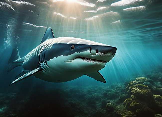 大鲨鱼的故事文字；大鲨鱼的故事文字版