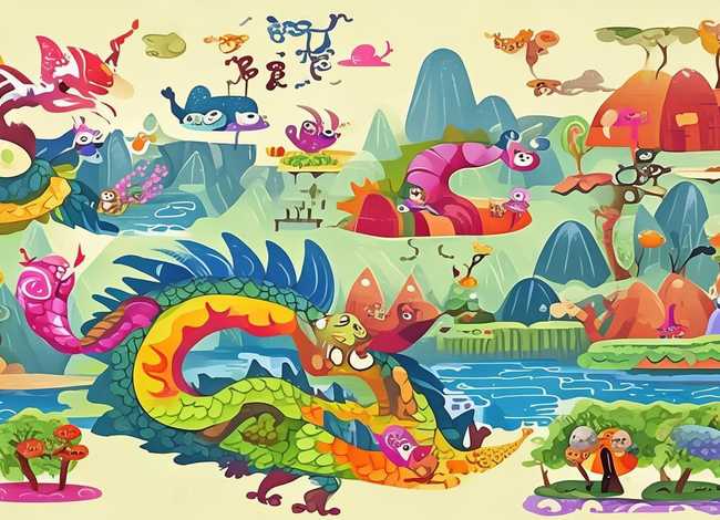 中国古代神话人物图片儿童画 - 中国古代神话人物图片儿童画简单