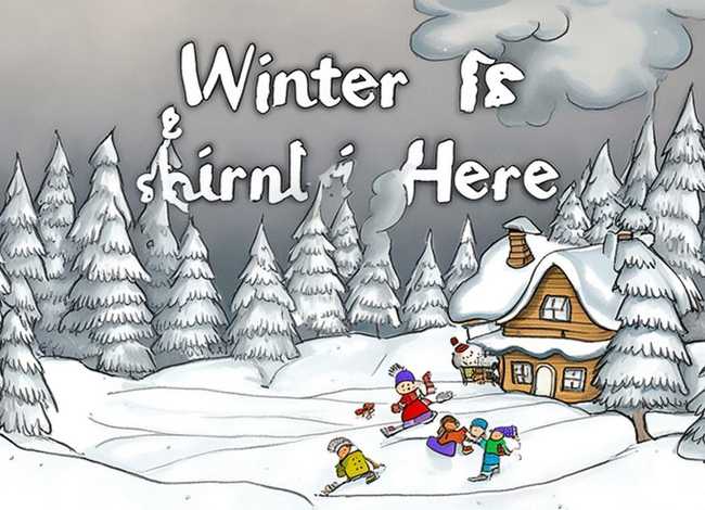 冬天来了绘本故事简笔画 - 绘本故事《冬天来了》