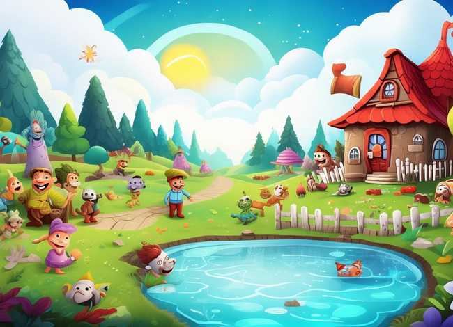 童话故事儿童画图片、童话故事儿童画图片大全