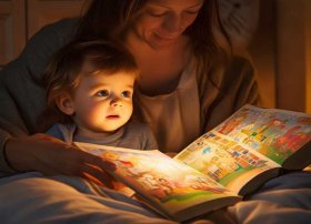 给小孩睡前读故事书；给小孩睡前读故事书好吗