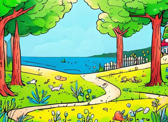 绘本背景图片简笔画（绘本背景图片简笔画大全）