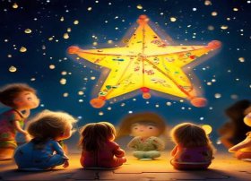 有关星星由来的儿童故事、有关星星的幼儿故事或绘本