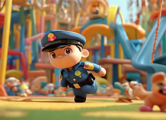 小警察逃脱儿童故事有声读，小警察的故事幼儿故事