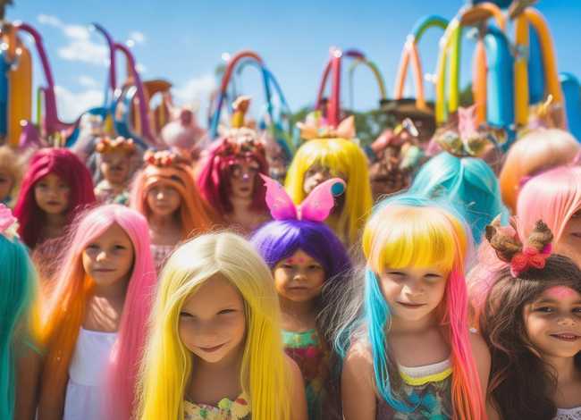 儿童故事表演头发造型 - 幼儿表演头发造型