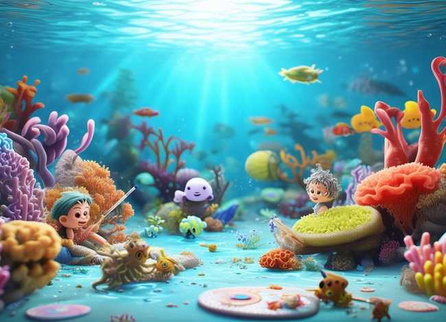 海底儿童画画大全图片、海底儿童画画大全图片可爱