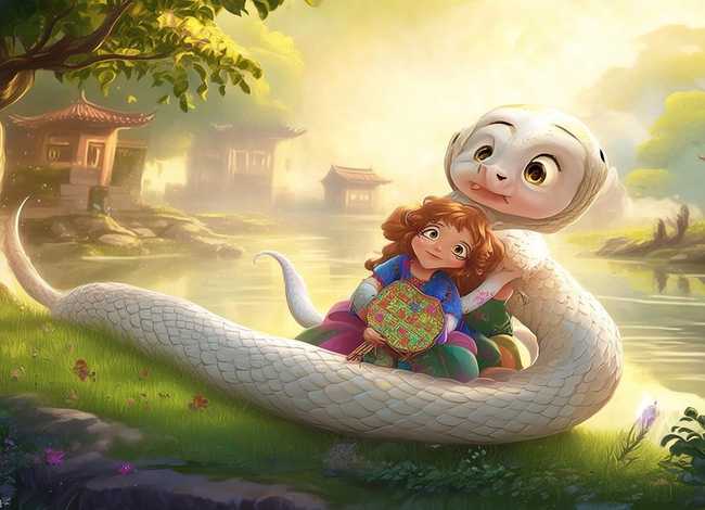 白蛇传儿童绘本 - 白蛇传儿童绘本图片