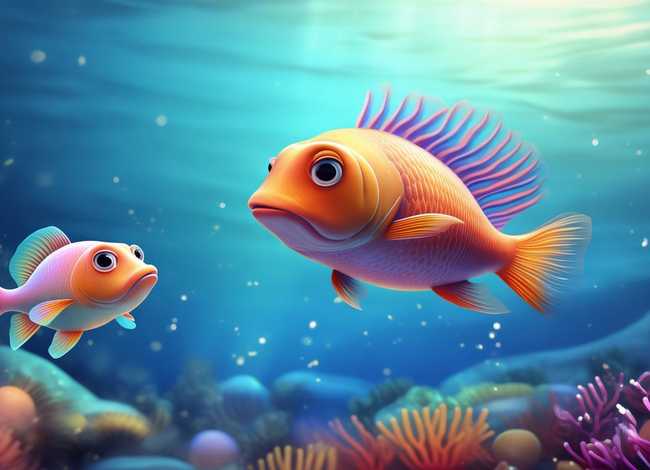 儿童故事大全小鱼和大鱼；幼儿故事大鱼和小鱼的故事